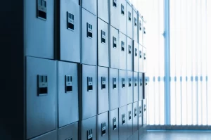 Aktenschrank in einem Büro